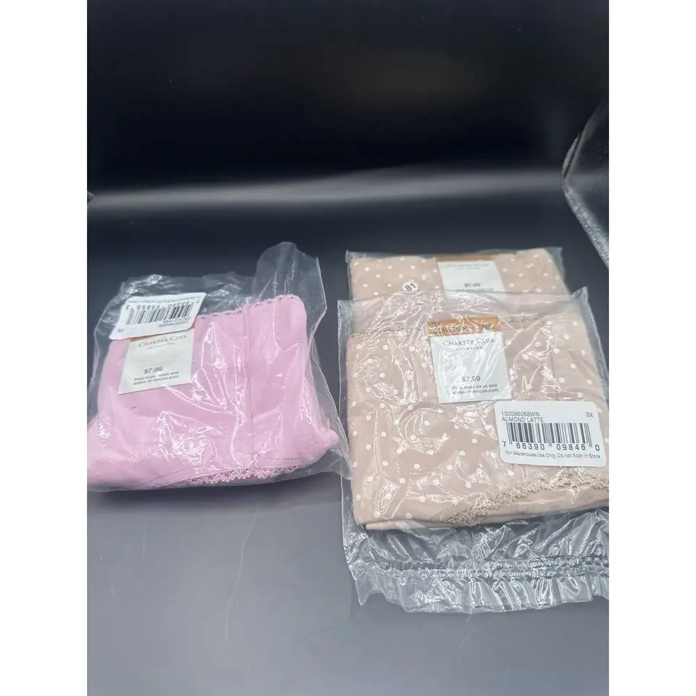 Lot Of 30 Plus Size Underwear Size 3X Brands Are Jenni-Charter Club-Alfani-INC